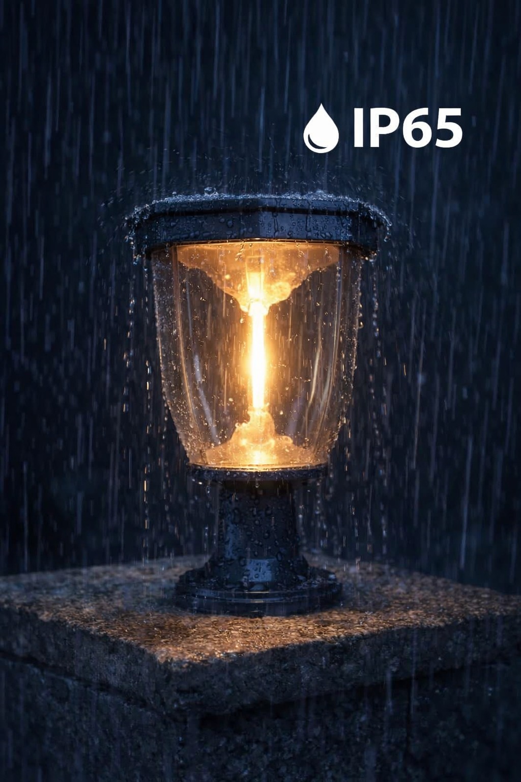 Solar Gate Light - Night View