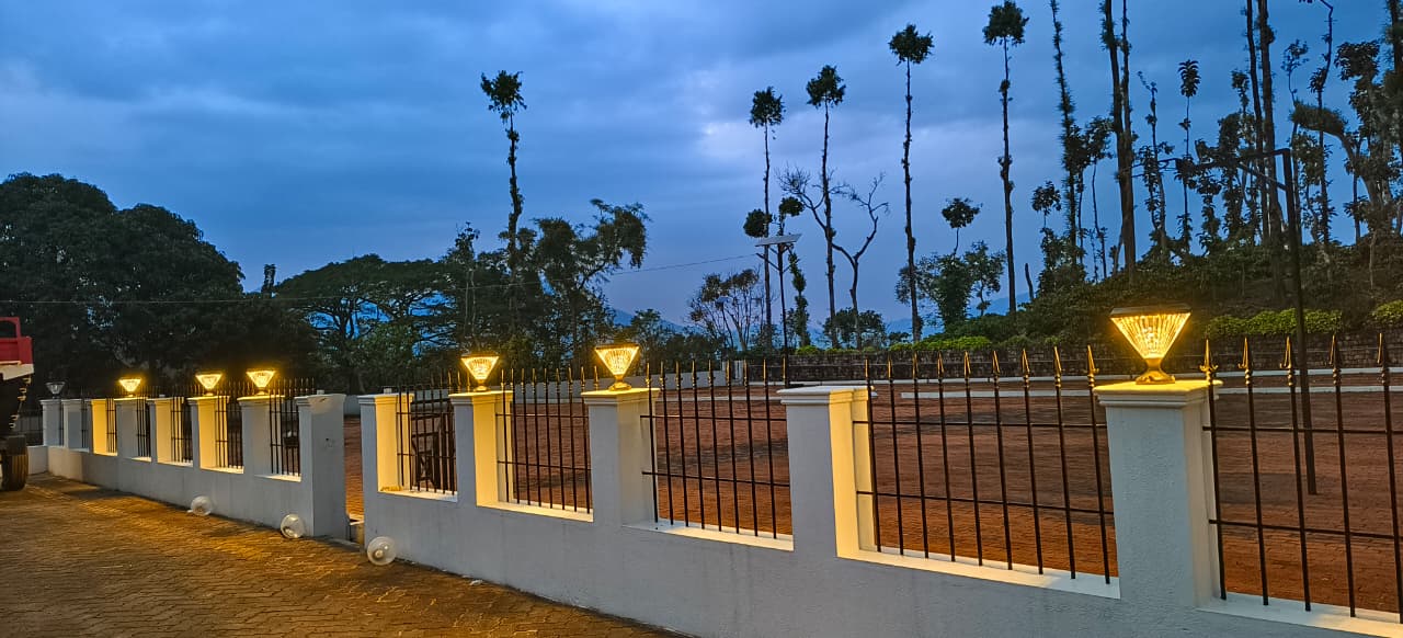 Solar Street Light - Night View