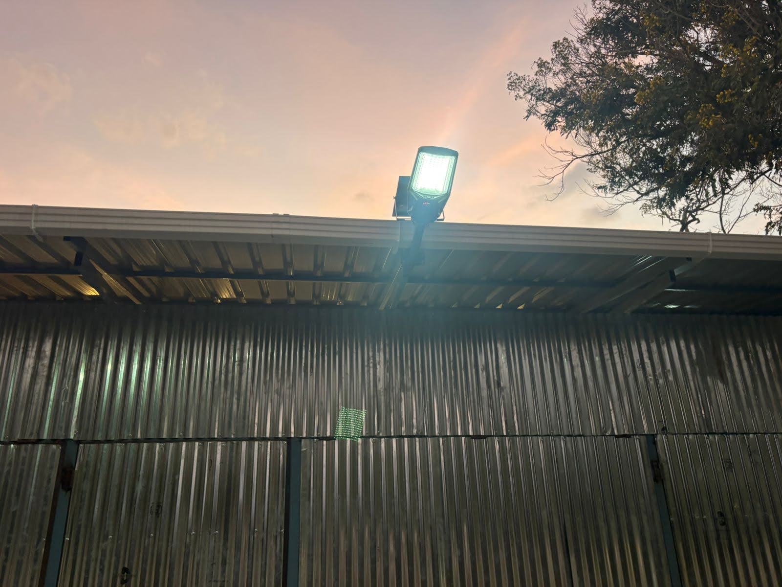 Solar Street Light - Night View